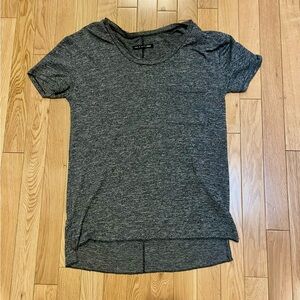 rag & bone Charcoal Short Sleeve pocket Tee